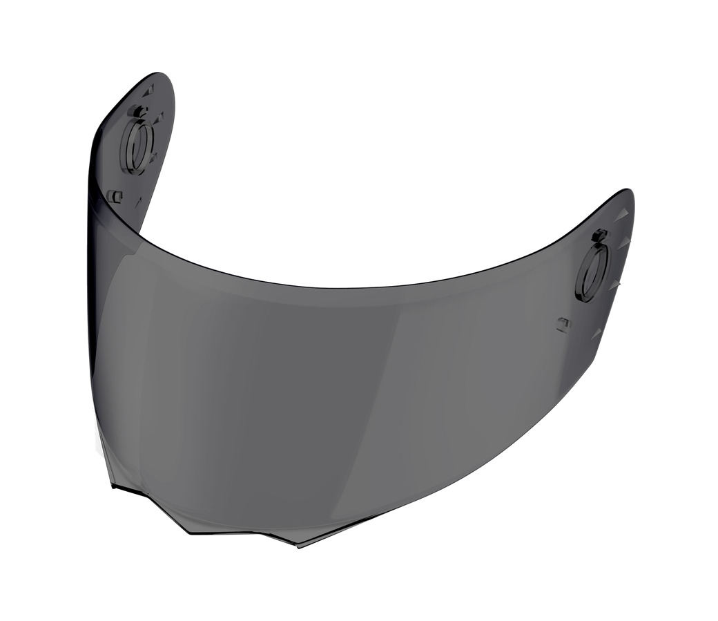visera para casco de motocicleta ahumado oscuro outrush r