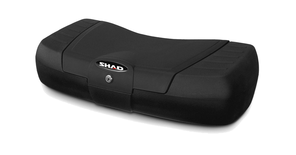 baul delantero atv quad con herrajes y soportes para instalación
