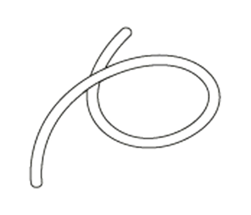 recambio tubo silicona para portaequipajes  sp ø5 1490 mm