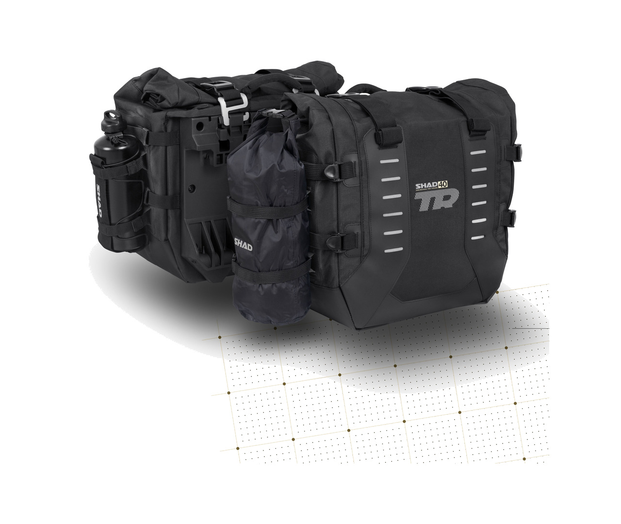 alforjas blandas para moto terra adventure tr40