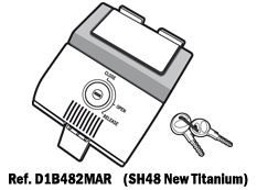 recambio conjunto mecanismo apertura maneta llave gris titanio sh48 sh 48