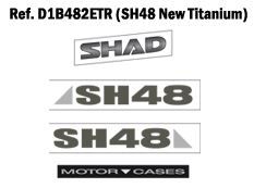recambio de adhesivos para baul maleta gris titanio  sh 48 sh48