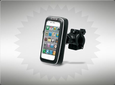 SHAD Soporte funda telefono MOVIL universal 3,8 pulgadas moto impermeable tactil - Imagen 6 de 15