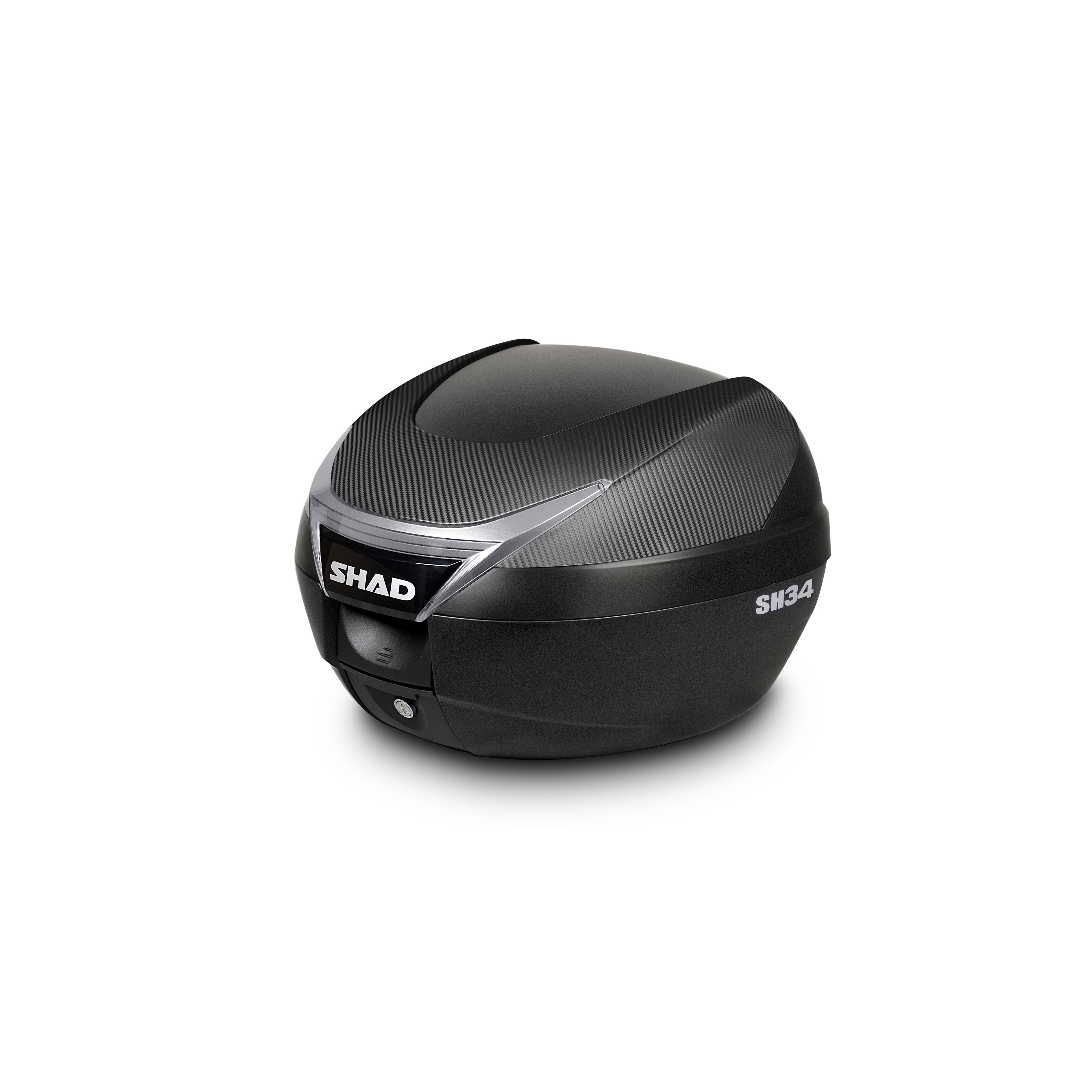 baúl maleta trasero para moto sh34