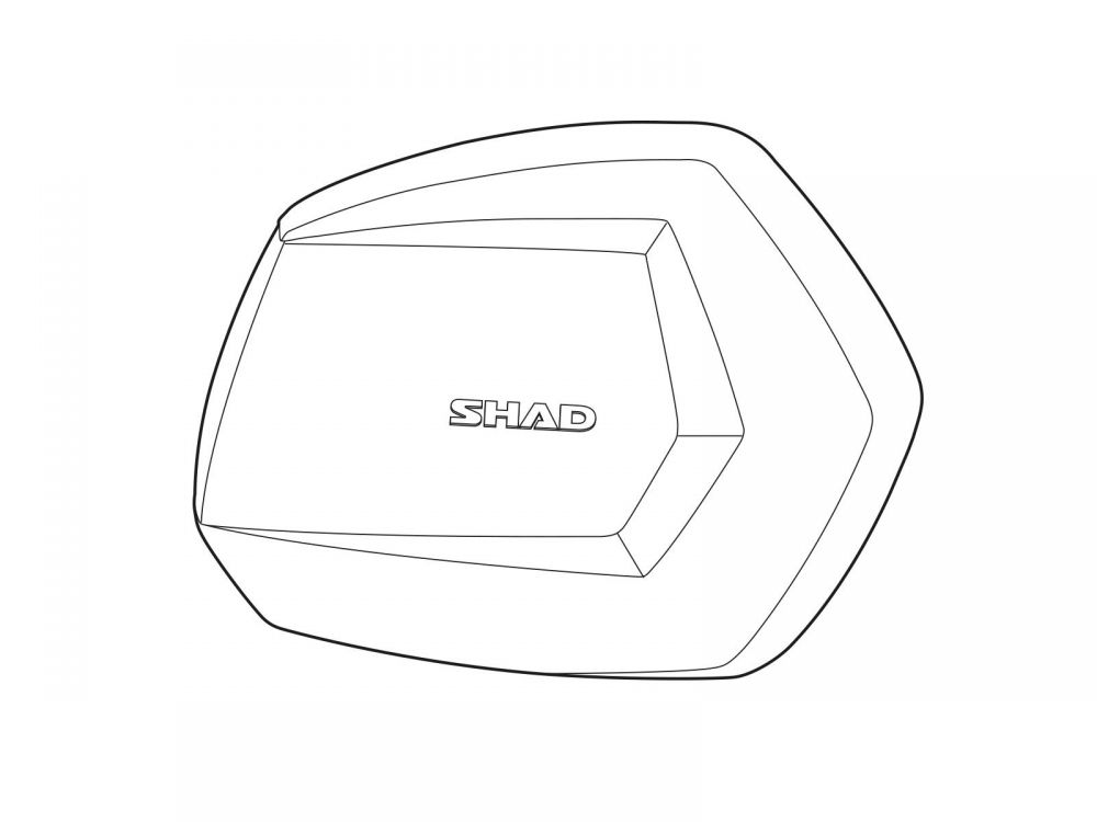 tapa lateral repuesto derecha aluminio maleta lateral sh35
