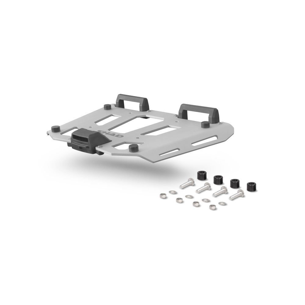 parrilla grande de aluminio con tornillos para montaje de baul maleta terra tr