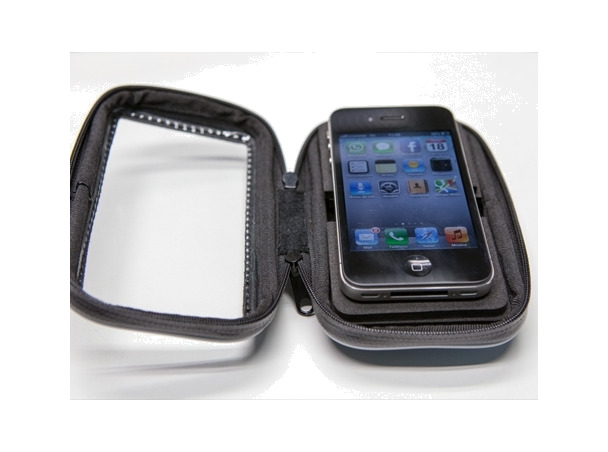 SHAD Soporte funda telefono MOVIL universal 3,8 pulgadas moto impermeable tactil - Imagen 12 de 15