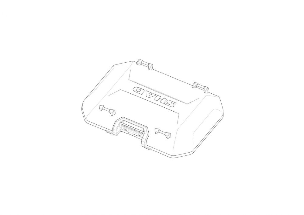 recambio tapa superior maleta baul trasero  terra