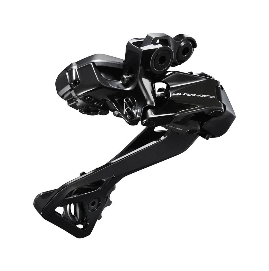 cambio trasero marchas piñones caja larga dura ace di2 rd-r9250 shadow e-tube 12v 34t direct mount
