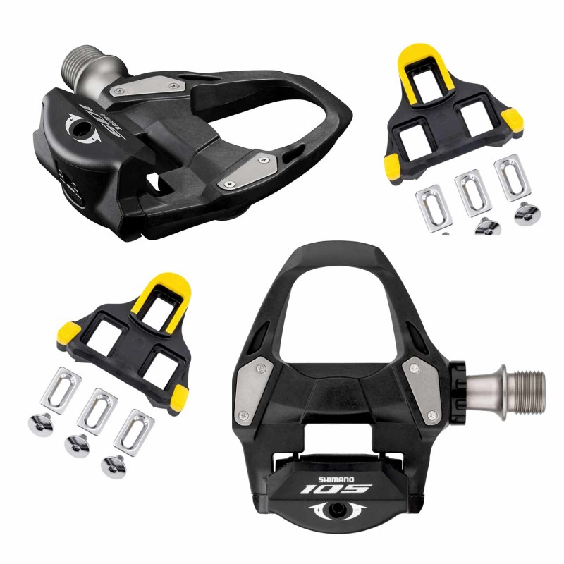 pedales para bicicleta de carretera con calas r7000 spd-sl + sm-sh11