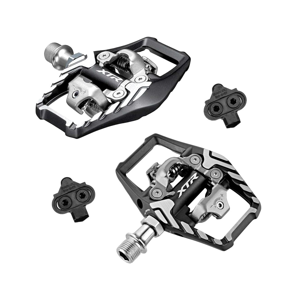 pedal para bicicleta de enduro/am con calas xtr m9120 spd + sm-sh51
