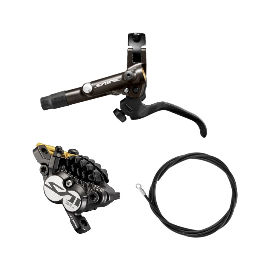kit de freno de disco con latiguillo (m) jkit bl-m820 + br-m820 del saint