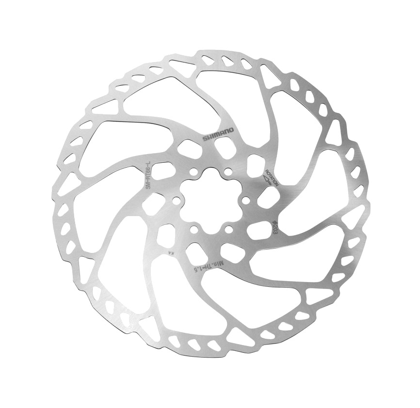 disco de freno 6 tornillos 203mm mtb sm-rt66.