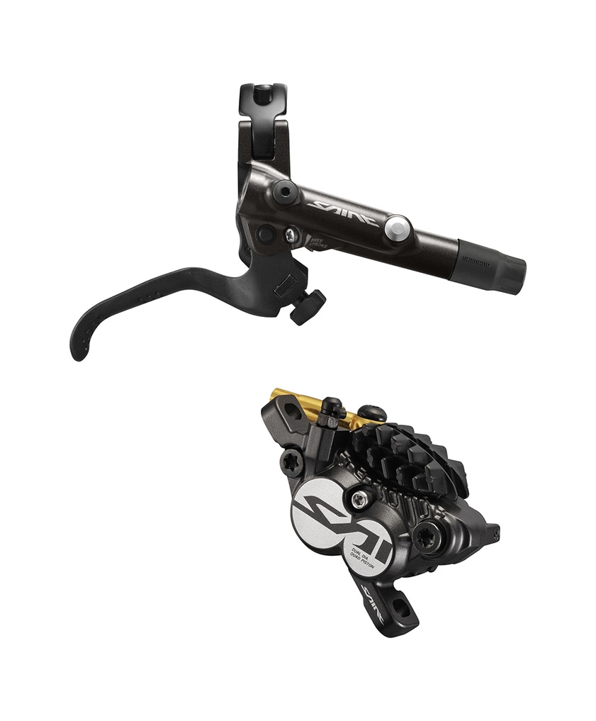 freno de disco trasero hidráulico de aluminio  saint bl-m820+br-m820 i-spec b 1700 mm