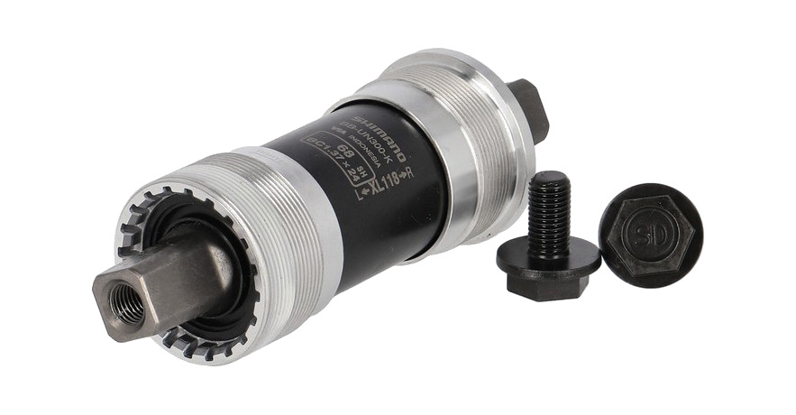 eje cartucho de pedalier cuadradillo carter  bb-un300 bsa 68-118 mm