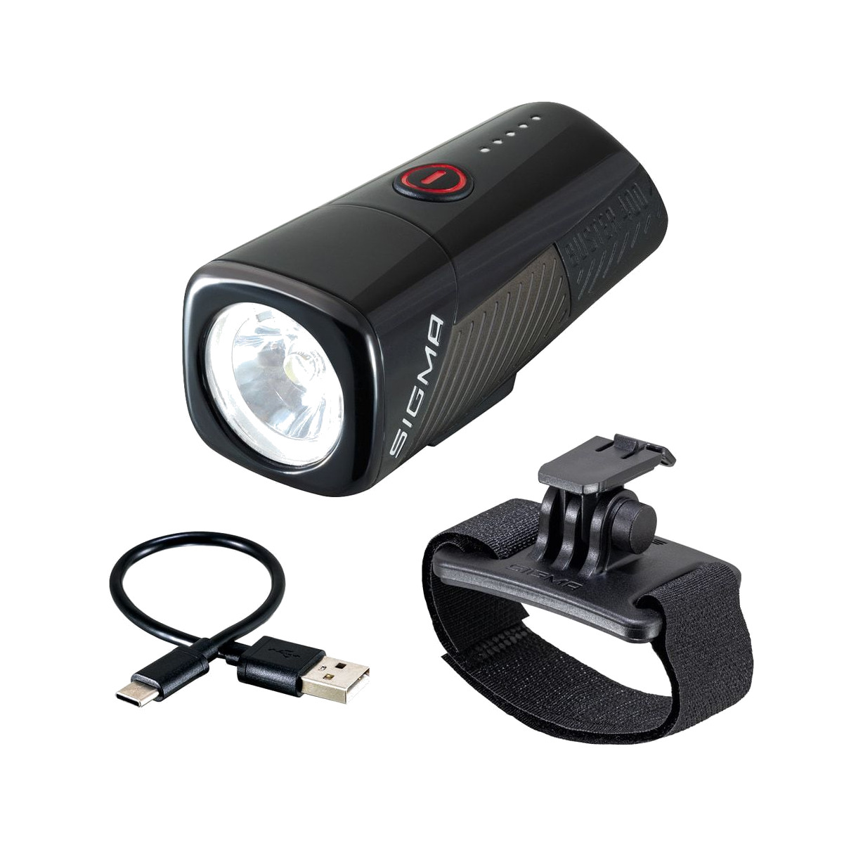 luz para casco buster 400 led usb
