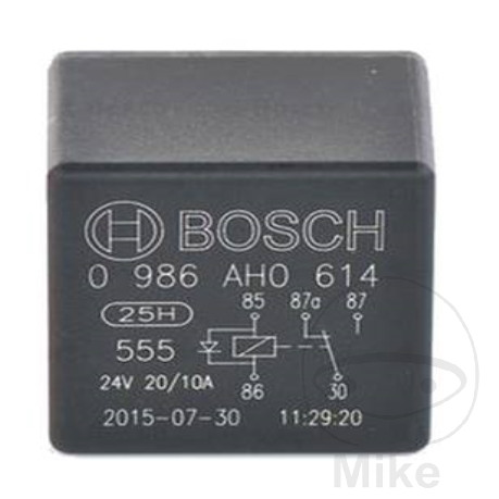 relé de cambio 5 polos 24v 20a
