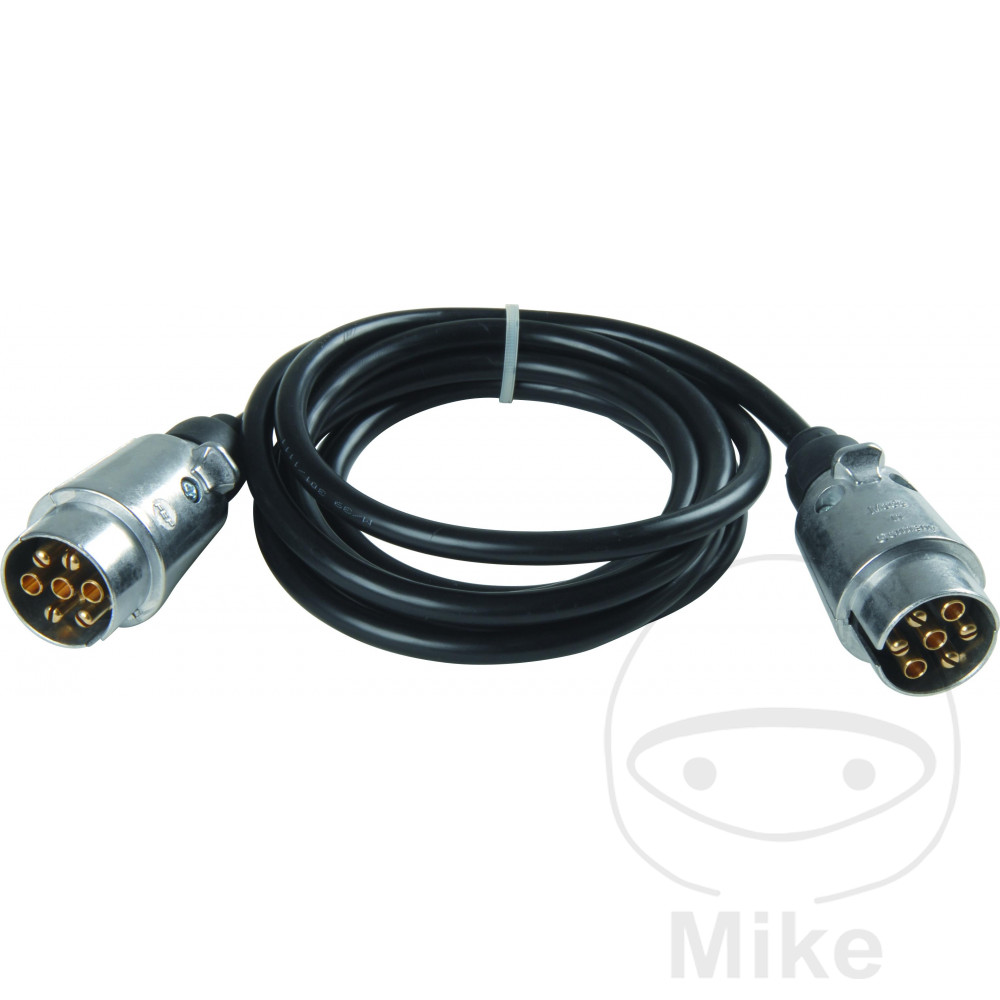 cable de conexión remolque 2 enchufes 7 polos 12v
 2.8 m