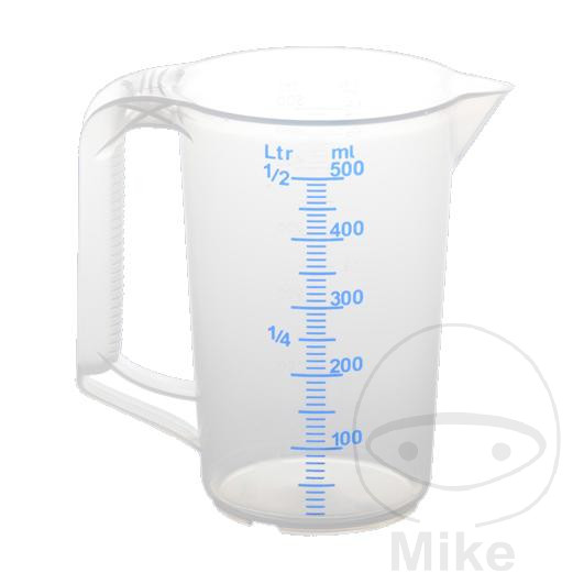 jarra de medición plástico 0.5 l