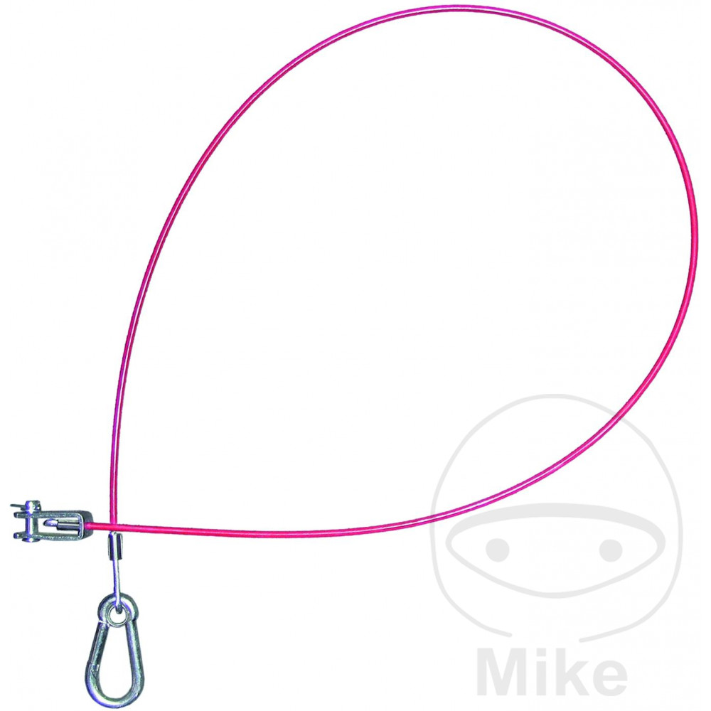 cable de seguridad con gancho y anillo 1.200 mm