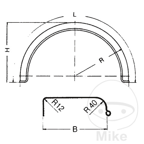 guardabarros de plastico para remolque h380 b240 s800