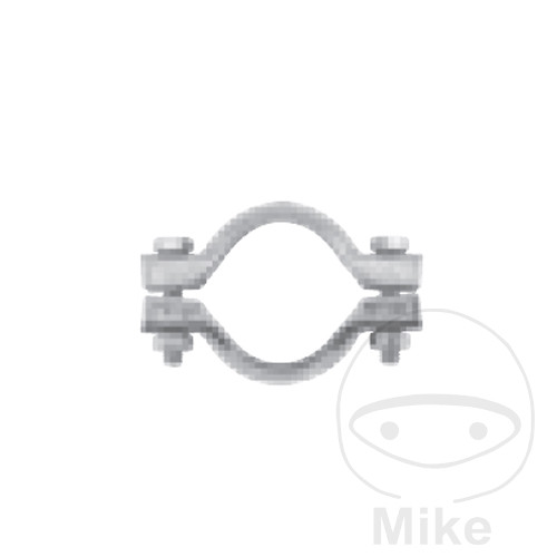 abrazadera de escape con tornillo