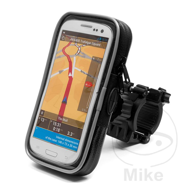 bolsa impermeable de smartphone + soporte de moto o bicicleta 155