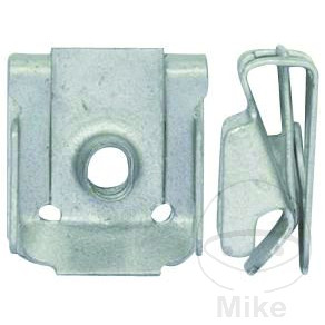 pack 10 tuercas de chapa metalicas carroceria m4