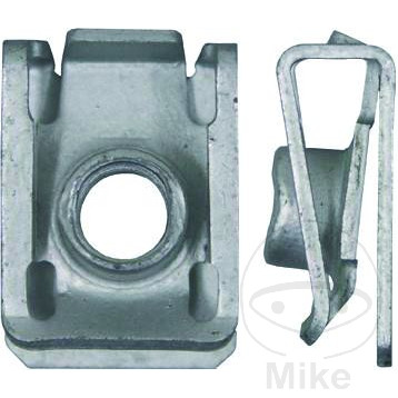 pack 10 tuercas de chapa metalicas carroceria m8