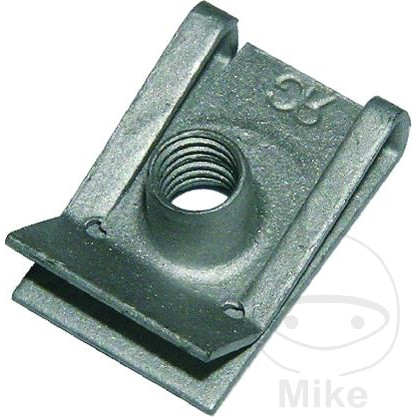 pack 25 tuercas de chapa metalicas carroceria m6