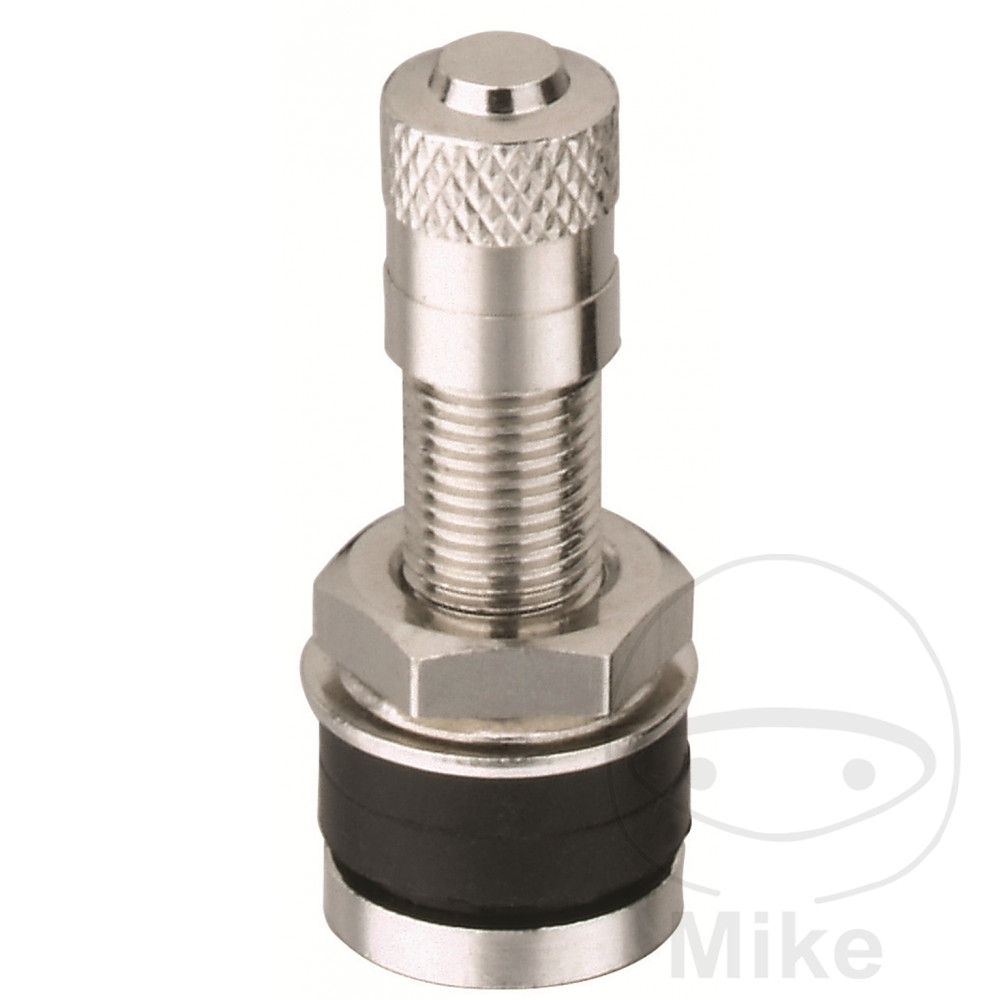 válvula metálica para neumático de moto sin cámara din7782 8.3 mm