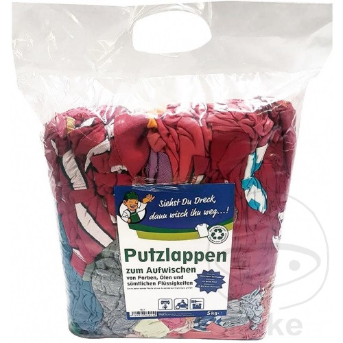 trapos de limpieza camisetas algodón 2.5 kg