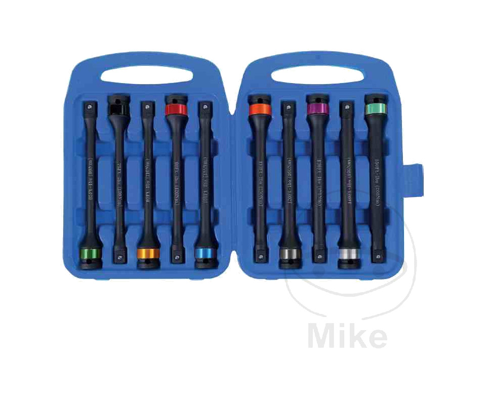 kit 10 extensores para llave de vaso 90-200 nm