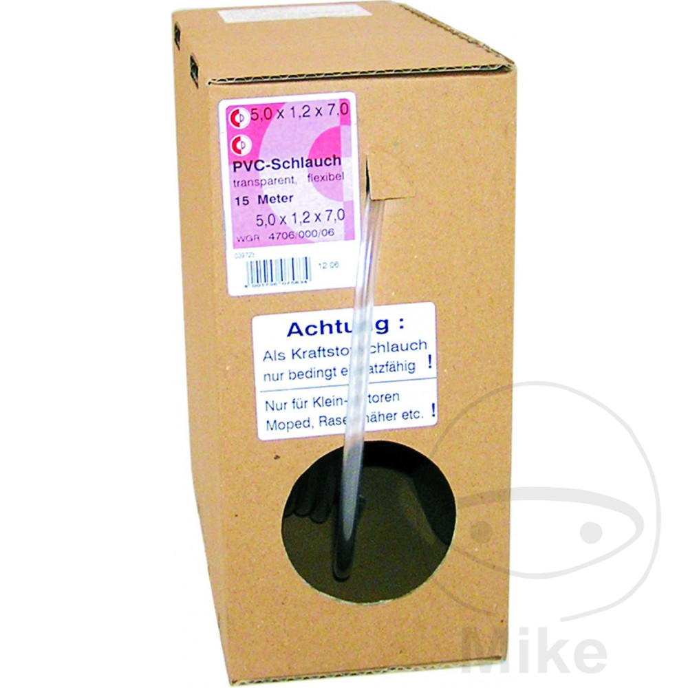 manguera pvc 8.0x10.0 mm 15 m