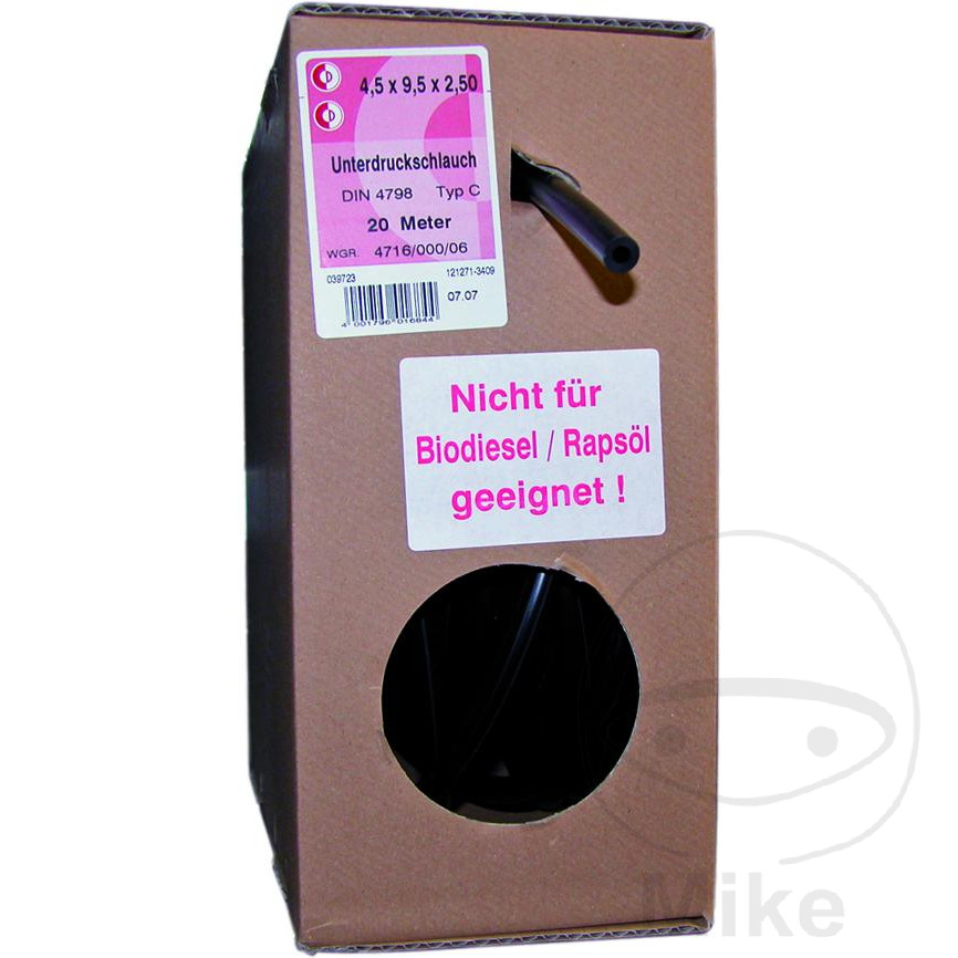 manguera de combustible 4.5 x 9.5 mm nbr 20 m