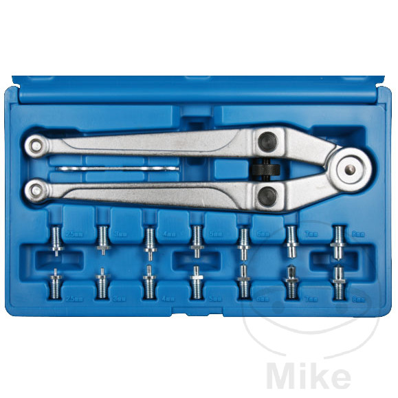 kit llave inglesa con pasadores intercambiables 2.5-9 mm