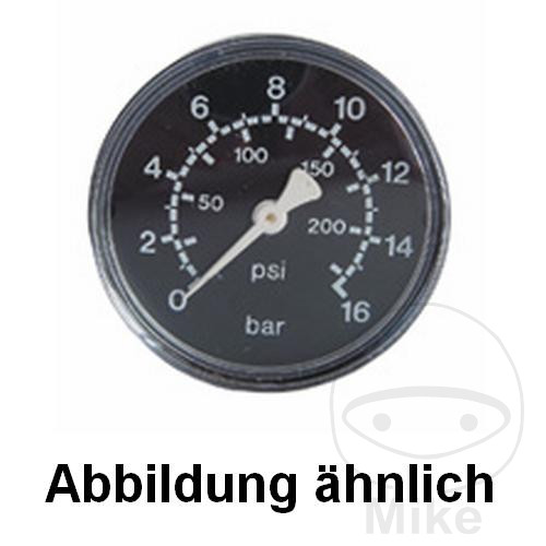 manómetro de seguridad aire comprimido 0-10 bar