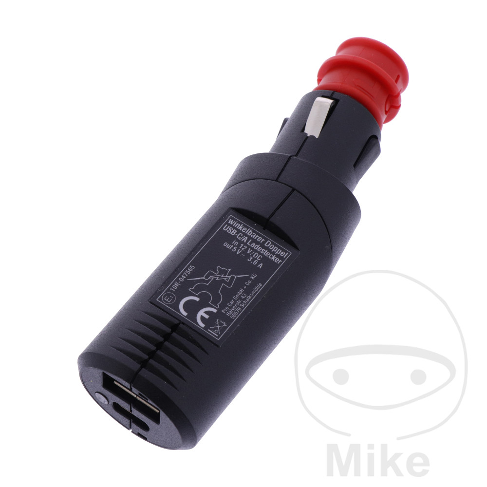 enchufe de mechero usb doble m+s c/a