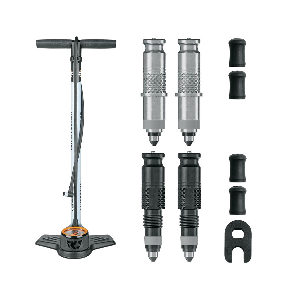 hinchador de taller para bicicleta válvulas air x-plorer schwalbe clik valve