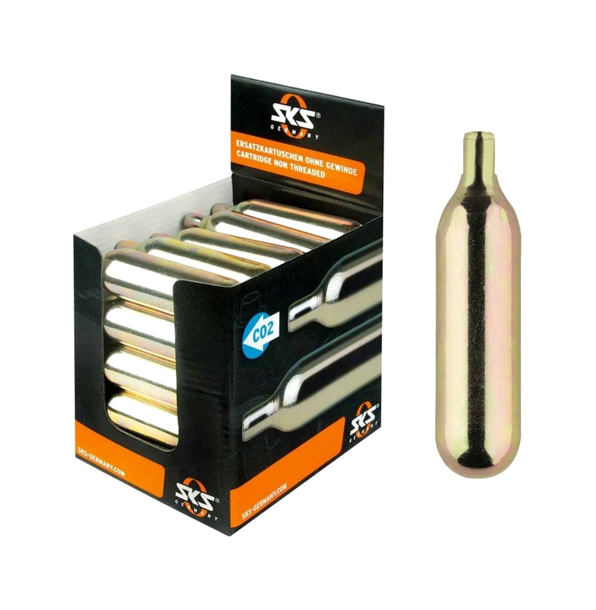 cartuchos bombonas sin rosca co2 16g cartridge set for airchamp non-threaded 25 pcs