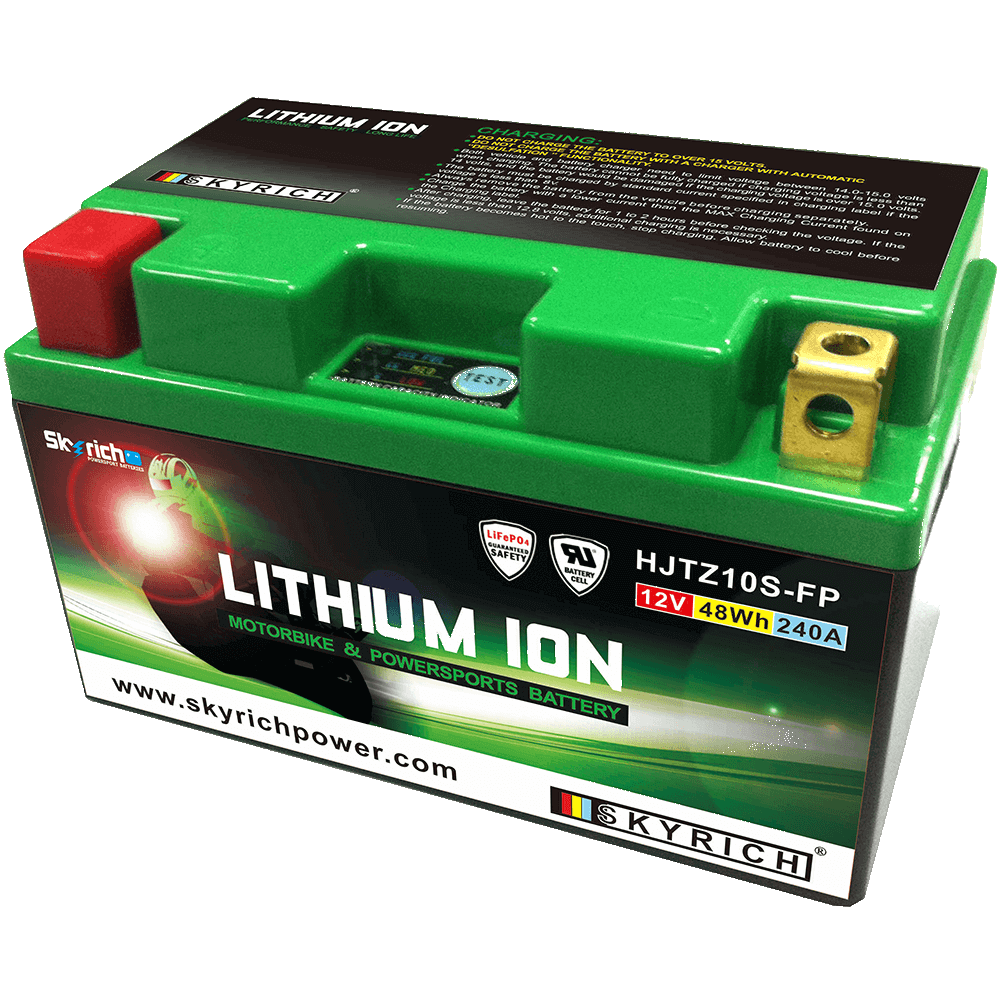 bateria de litio con indicador de carga litz10s