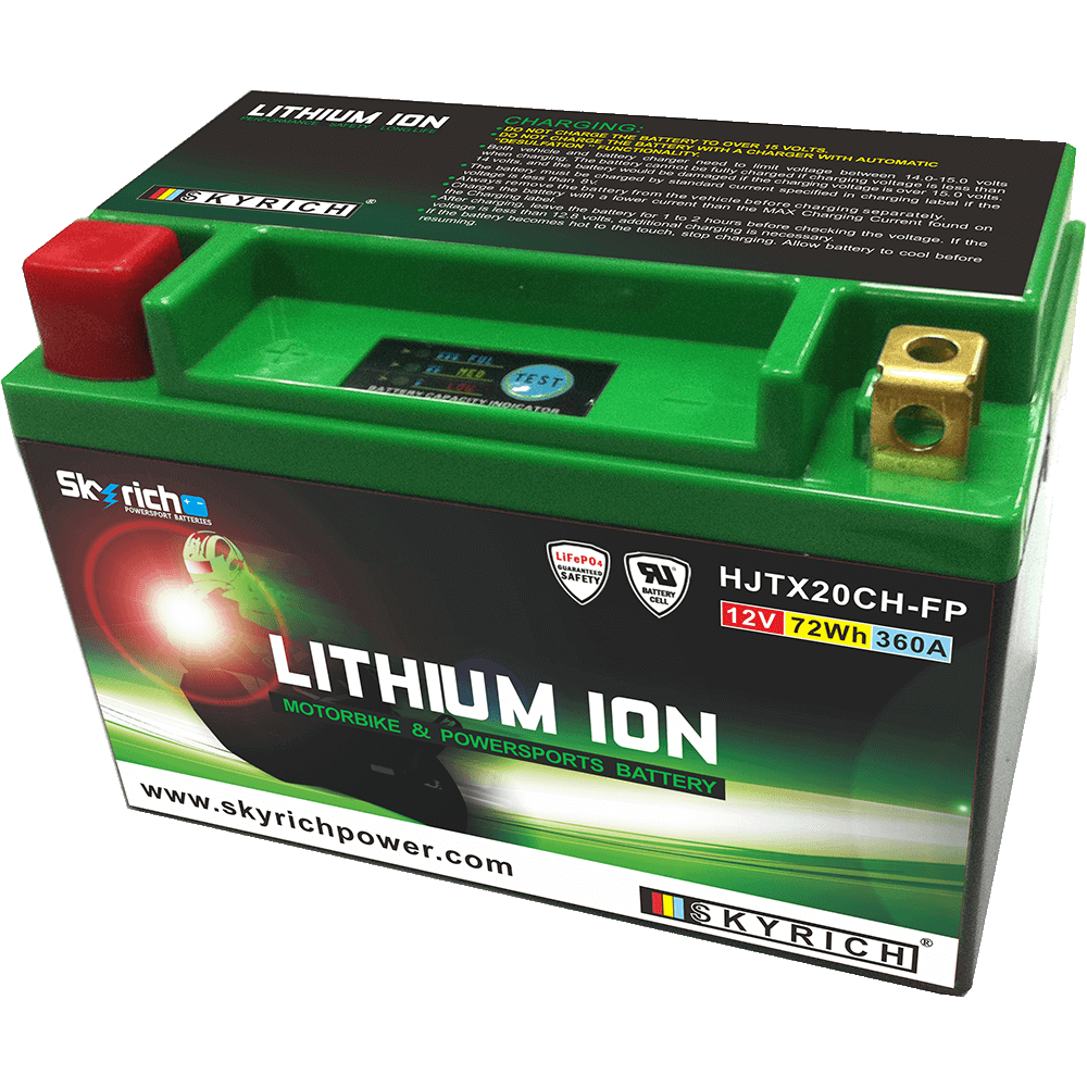 bateria de litio con indicador de carga litx20ch