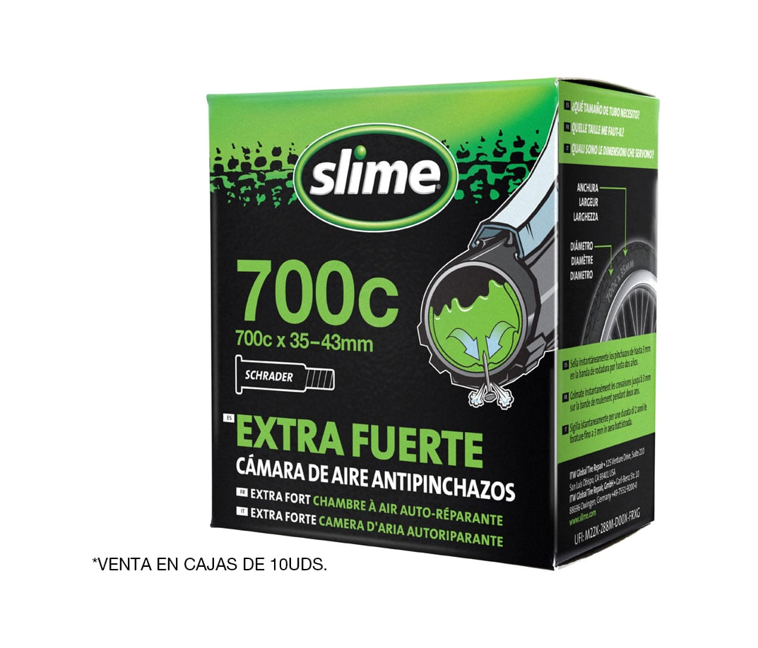 cámara antipinchazos para bicicleta 700x19/25 presta