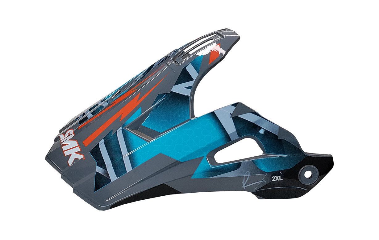 recambio visera casco moto  allterra fulmine gl651