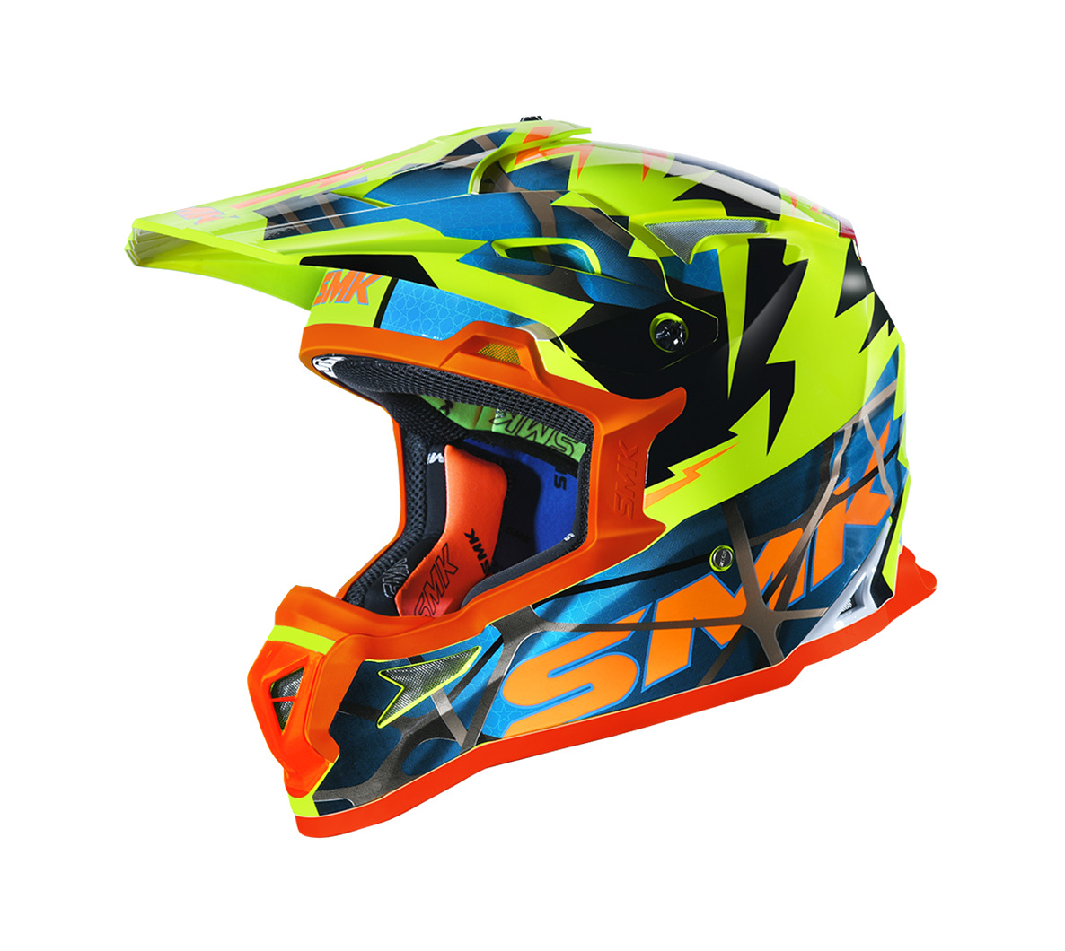 casco motocross  allterra fulmine  (gl457)