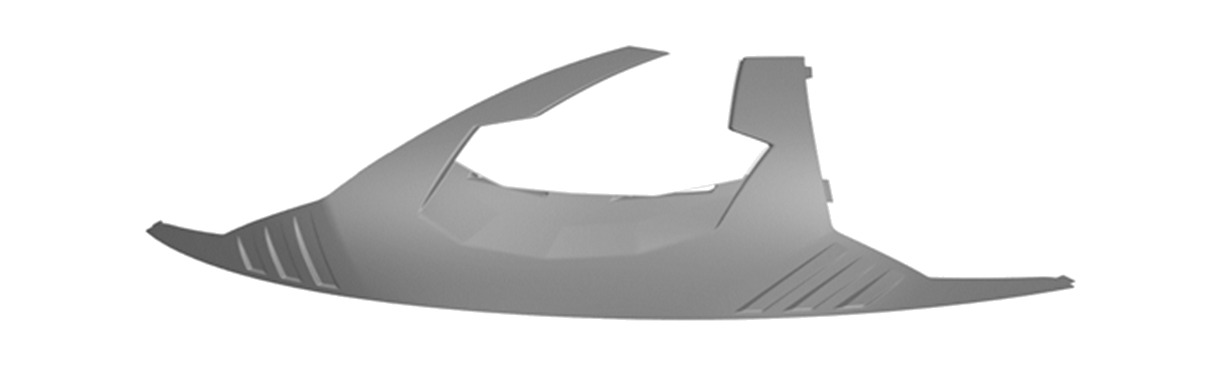 recambio base entrada aire superior para casco  gullwing