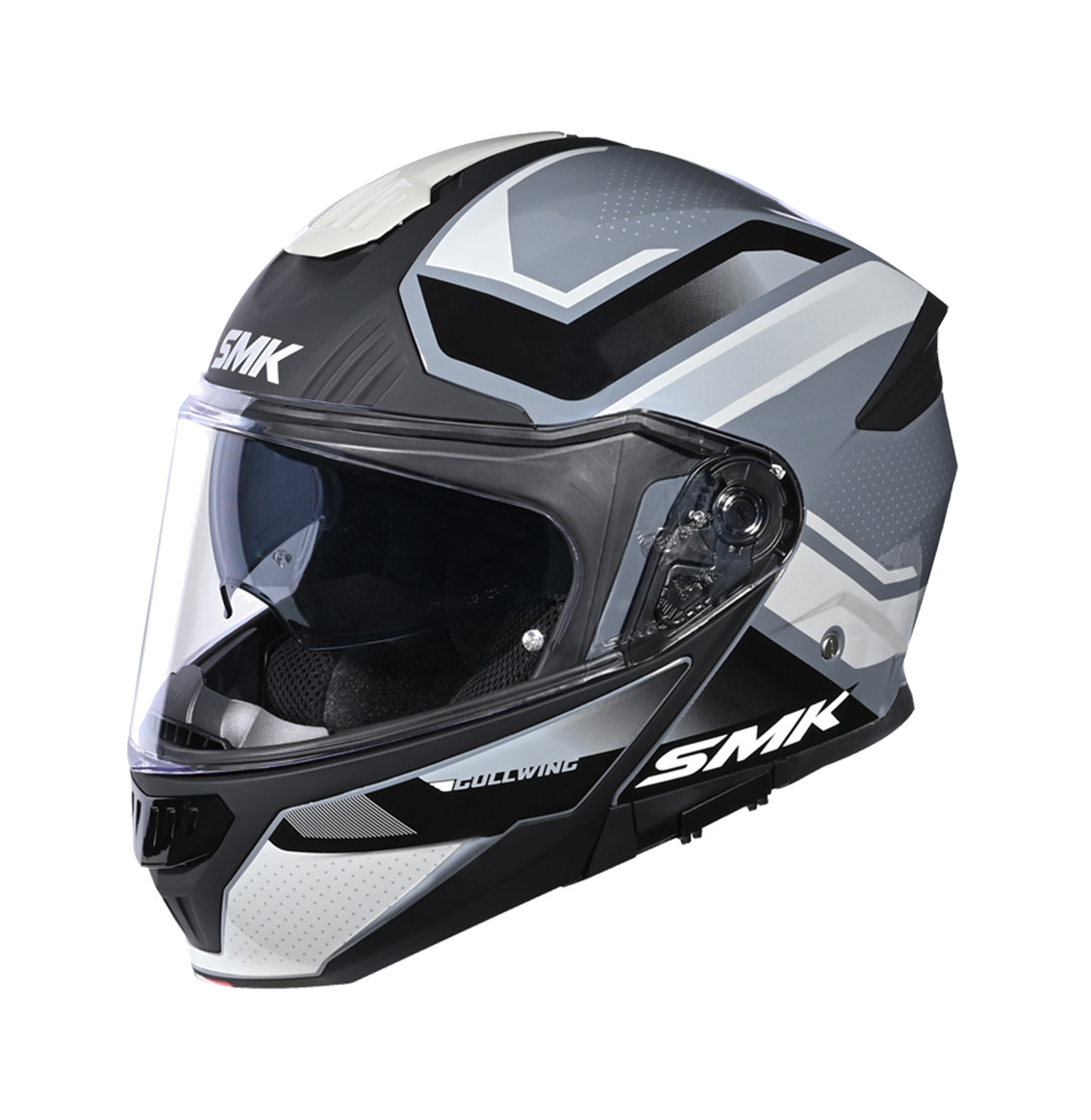 casco modular para moto decorado mate gullwing supertour ma661