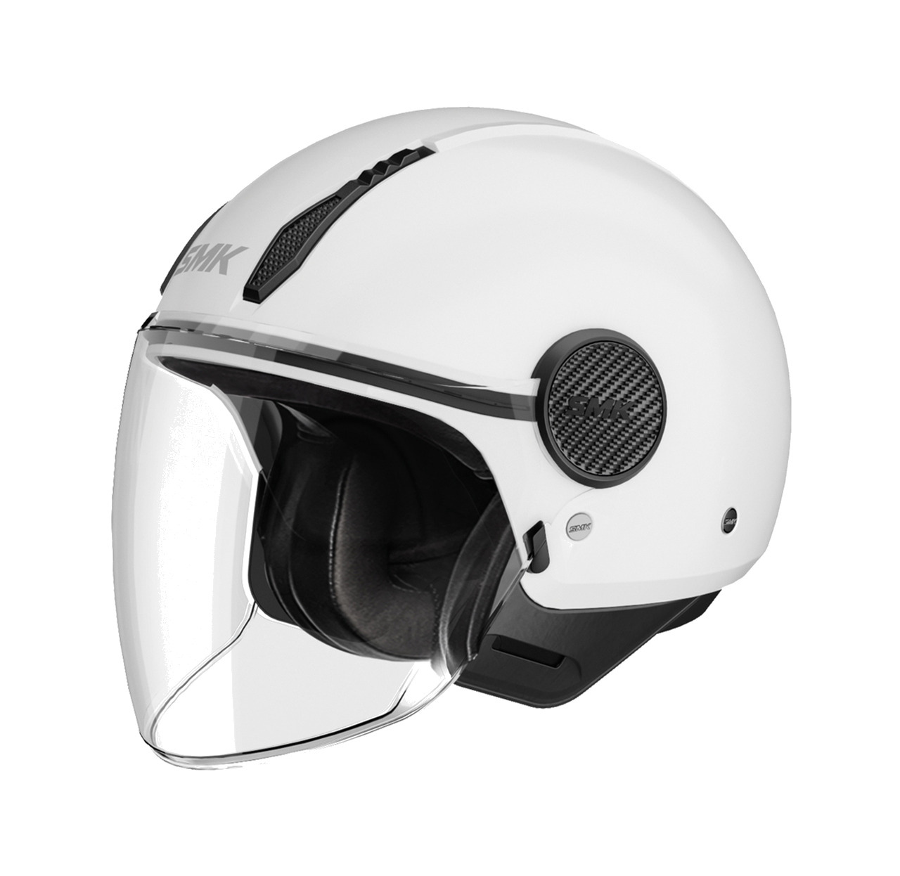 casco jet abierto con pantalla gl100 laminar