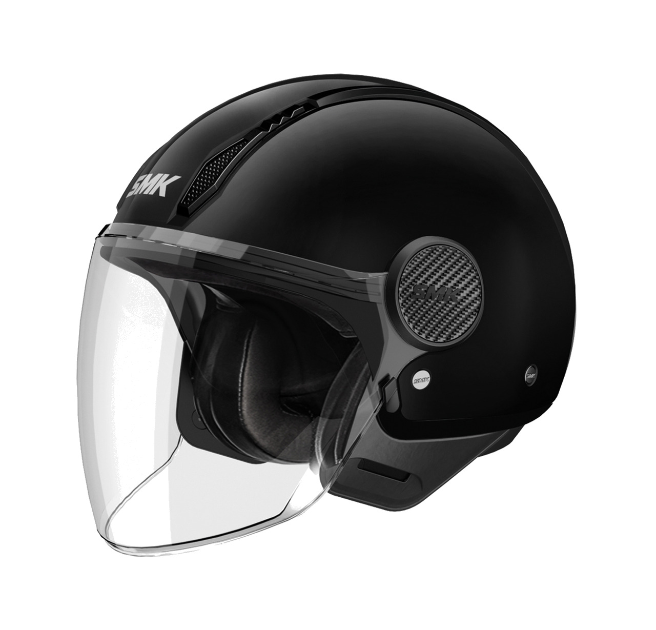 casco jet abierto con pantalla brillo gl200 laminar