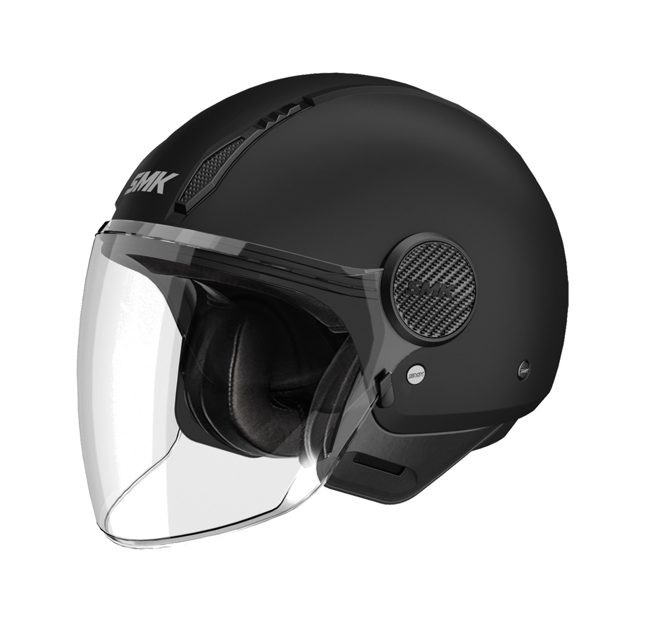 casco jet abierto con pantalla ma200 laminar